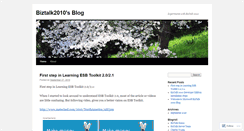 Desktop Screenshot of biztalk2010.wordpress.com