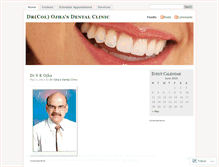 Tablet Screenshot of drojhadentalclinic.wordpress.com