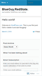Mobile Screenshot of blueguyredstate.wordpress.com