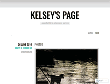 Tablet Screenshot of kelseyleone.wordpress.com