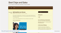 Desktop Screenshot of bestchipsandsalsa.wordpress.com