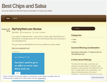 Tablet Screenshot of bestchipsandsalsa.wordpress.com