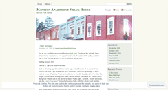 Desktop Screenshot of mansionapartmentshackhouse.wordpress.com