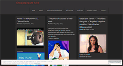Desktop Screenshot of entrepreneursafrik.wordpress.com