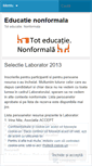 Mobile Screenshot of nonformalii.wordpress.com