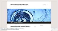 Desktop Screenshot of mainlineinspection.wordpress.com
