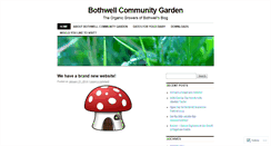 Desktop Screenshot of bothwellcommunitygarden.wordpress.com