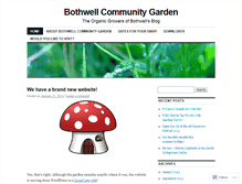 Tablet Screenshot of bothwellcommunitygarden.wordpress.com