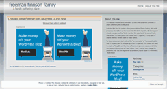 Desktop Screenshot of freemanfamily.wordpress.com