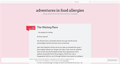 Desktop Screenshot of adventuresinfoodallergies.wordpress.com