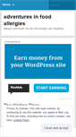 Mobile Screenshot of adventuresinfoodallergies.wordpress.com