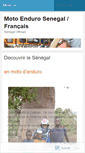 Mobile Screenshot of motoendurosenegalfr.wordpress.com