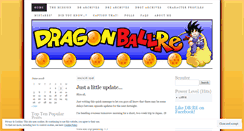 Desktop Screenshot of dragonballre.wordpress.com