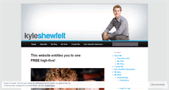 Desktop Screenshot of kyleshewfelt.wordpress.com