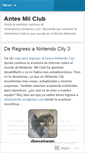 Mobile Screenshot of miiclub.wordpress.com