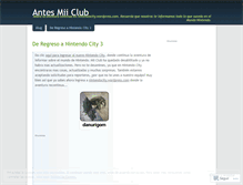 Tablet Screenshot of miiclub.wordpress.com