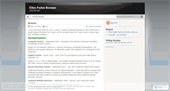 Desktop Screenshot of ellenfadenteach.wordpress.com