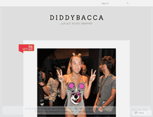 Tablet Screenshot of diddybacca.wordpress.com