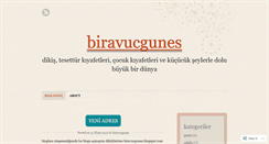 Desktop Screenshot of biravucgunes.wordpress.com