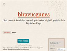 Tablet Screenshot of biravucgunes.wordpress.com