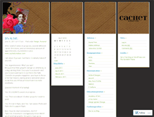 Tablet Screenshot of cachetcreative.wordpress.com