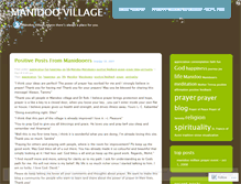 Tablet Screenshot of manidoo.wordpress.com