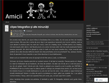 Tablet Screenshot of amicii.wordpress.com