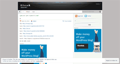 Desktop Screenshot of efex0r.wordpress.com
