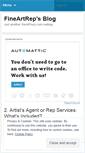 Mobile Screenshot of fineartrep.wordpress.com