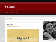 Tablet Screenshot of itsethan.wordpress.com