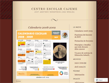 Tablet Screenshot of centroescolarcajeme.wordpress.com