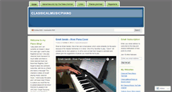 Desktop Screenshot of classicalmusicpiano.wordpress.com