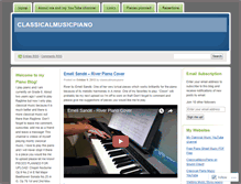 Tablet Screenshot of classicalmusicpiano.wordpress.com