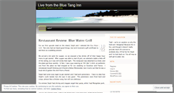 Desktop Screenshot of livefromthebluetang.wordpress.com