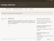 Tablet Screenshot of mongay.wordpress.com