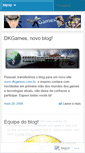 Mobile Screenshot of dkgames.wordpress.com