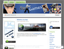 Tablet Screenshot of dkgames.wordpress.com