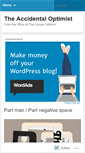Mobile Screenshot of casualoptimist.wordpress.com