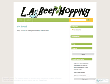 Tablet Screenshot of labeerhopping.wordpress.com