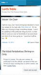 Mobile Screenshot of loristable.wordpress.com