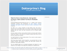 Tablet Screenshot of dokterprima.wordpress.com