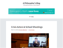 Tablet Screenshot of aphilosopher.wordpress.com