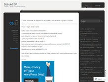 Tablet Screenshot of bizhubesp.wordpress.com