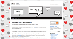 Desktop Screenshot of offonone.wordpress.com
