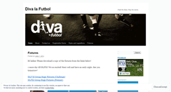 Desktop Screenshot of divalafutbol.wordpress.com