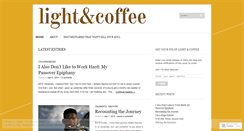 Desktop Screenshot of lightandcoffee.wordpress.com