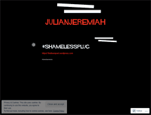 Tablet Screenshot of julianjeremiah.wordpress.com