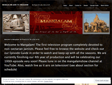 Tablet Screenshot of mangalamshow.wordpress.com