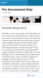 Mobile Screenshot of foramusementonly.wordpress.com