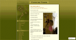 Desktop Screenshot of consumeverde.wordpress.com